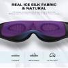 MUSICOZY 3D Sleep Headphones Mask Sleeping Headphones for Side Sleepers Eye Mask, Wireless Bluetooth Headband Headphones Cool Gadgets Unique Gifts(Purple) view 3