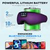 MUSICOZY 3D Sleep Headphones Mask Sleeping Headphones for Side Sleepers Eye Mask, Wireless Bluetooth Headband Headphones Cool Gadgets Unique Gifts(Purple) view 4