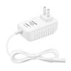 Replacement Charger for Waterpik Water Flosser Cordless WP360 WP360W WP462 WP462W WP450 WP450W WP468 WF-13 WP-100 Series Water Flosser, Arkare 3V Power Supply Cord Wall Charger 6FT Two Prong Adapter view 1
