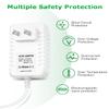 Replacement Charger for Waterpik Water Flosser Cordless WP360 WP360W WP462 WP462W WP450 WP450W WP468 WF-13 WP-100 Series Water Flosser, Arkare 3V Power Supply Cord Wall Charger 6FT Two Prong Adapter view 4