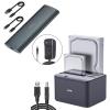 Bundles SSK Aluminum M.2 NVME/ SATA SSD Enclosure Adapter and SSK 2.5/3.5inch Hard Drive Dual Buy Docking Station view 1