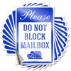 CakJuice Hardhat Stickers and Decals Please Do Not Block Mailbox Funny Sticker 10 Pcs No Stupid People Sign Toolbox Stickers and Decals (Size : 8X12CM) view 1