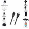 xsdtech Micro USB Male to Female Charging Cable 20ft Black, Compatible with Zmodo Surveillance Camera, Wyze Cam, Blink, Echo, Xbox, PS4, Yi, Oculus Go and More view 2