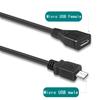 xsdtech Micro USB Male to Female Charging Cable 20ft Black, Compatible with Zmodo Surveillance Camera, Wyze Cam, Blink, Echo, Xbox, PS4, Yi, Oculus Go and More view 3