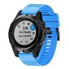 Compatible 26mm Soft Silicone Watch Band for Fenix 5X/6X/7X Plus/Pro, Tactix, Descent MK1, D2 Delta PX/Charlie (Sky Blue) view 2