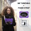 Case for Samsung Galaxy Tab A 8.4 (SM-T307/SM-T307U) 2020 Release, Heavy Duty Rugged Protective Cover with 360 Rotating Kickstand & Hand Strap, Shoulder Strap,Purple view 2
