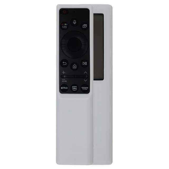 2022 Silicone Shell for Samsung TV Bn59-01357a/01363L/01364A TM -1990C SolarRemote Control Protective Cover Replacement Case - (Color: White)
