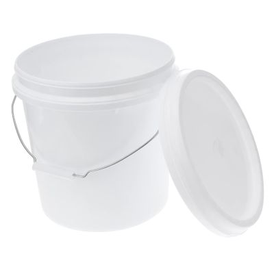 3 Gallon Bucket Heavy Duty Plastic Bucket Comfortable Handle Home Improvement or Household Cleaning