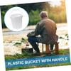 3 Gallon Bucket Heavy Duty Plastic Bucket Comfortable Handle Home Improvement or Household Cleaning view 3