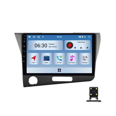 PUFYA 9 Inch Double Din Car Stereo Audio Bluetooth MP5 Player USB FM Multimedia Radio for Honda CRZ CR-Z 2010-2017 with Backup Camera Support Steering Wheel Control/Carplay/Auto/Mirror Link,M100s