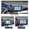 PUFYA 9 Inch Double Din Car Stereo Audio Bluetooth MP5 Player USB FM Multimedia Radio for Honda CRZ CR-Z 2010-2017 with Backup Camera Support Steering Wheel Control/Carplay/Auto/Mirror Link,M100s view 2