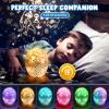 Dinosaur Egg Night Light Toys 2-in-1 Dino & Star Projector for Kids 3-5 6 7 8 9 10 Year Old Boy Girls Nights Lights Lamp Boys Christmas Birthday Gifts for Kid Age 3-12 view 3