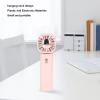 Pilipane Mini Handheld Fan, 5V 1A Type C Rechargeable Fan, Small Desktop Fan with Hanging Design, Portable Cooling USB Fan view 3