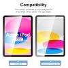 NEW'C 2 Pack Designed for iPad (A16) 11th Generation 2025, iPad 10th Generation 10.9 inches 2022 Screen Protector Tempered Glass, Bubble Free, Ultra Resistant (Easy Installation Frame) view 2