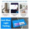 JQZWXX 43-75 Inch Anti Blue Light TV Screen Protector, Monitor Universal Full Coverage Anti Scratch Anti Glare Eye Protection Filter Film, Matte Surface Anti Fingerprints / 65in1440x809mm view 3