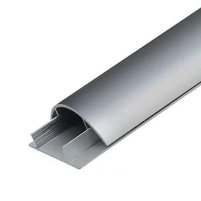 Cable Raceway Wall Adhesive, Metal Cord Covers Management Concealer for Hide Wires Conduit Cables Speaker Lines, Rigid 39 Inches Long Snap-on Organizer (Color : Silver, Size : Width 78mm)