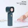 Pilipane Mini Handheld Fan, 5V 1A Type C Rechargeable Fan, Small Desktop Fan with Hanging Design, Portable Cooling USB Fan view 2