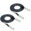 10Gtek 10G SFP+ DAC Twinax Cable, Passive, Compatible with Cisco SFP-H10GB-CU3M, Ubiquiti UniFi, Fortinet and More, 3 Meter(10ft), 2-Pack view 1