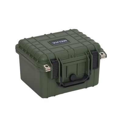 MEIJIA Portable All Weather IP67 Waterproof Camera Case,hard case with Customizable Fit Foam,Fit Use of Drones,Camera,Equipments,10.62 x9.68x6.87inches(Green)