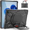 Case for Microsoft Surface Go 3 2021/ Surface Go 2 2020/ Surface Go 2018, Heavy Duty Shockproof Case with 360Rotating and 180Folding Stand, Compatible with Type Cover Keyboard view 1