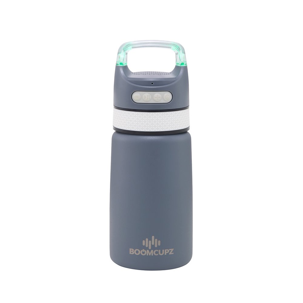 Boomcupz Sportz 350 Waterproof Bluetooth Speaker Cup - 12 oz (Gray)