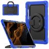 Case for Samsung Galaxy Tab S8 Ultra 14.6 inch 2022 (SM-X900/SM-X906), Heavy Duty Rugged Shockproof Drop Protection Case with 360Rotating and 180Folding Stand, Shoulder,G view 1