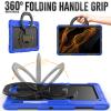 Case for Samsung Galaxy Tab S8 Ultra 14.6 inch 2022 (SM-X900/SM-X906), Heavy Duty Rugged Shockproof Drop Protection Case with 360Rotating and 180Folding Stand, Shoulder,G view 2