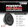 DS18 6PRO300MB-4 PRO 6.5" Mid-Bass Loudspeaker 300 Watts Max Power 150 Watts RMS 4-Ohm - Powerful Midbass Speaker for Pro Car Audio Sound System - 1 Speaker view 2