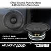 DS18 6PRO300MB-4 PRO 6.5" Mid-Bass Loudspeaker 300 Watts Max Power 150 Watts RMS 4-Ohm - Powerful Midbass Speaker for Pro Car Audio Sound System - 1 Speaker view 3