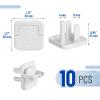 Bates Outlet Covers - Baby Proofing, 10 Pack, 3 Prongs, Child Proof view 2