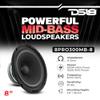 DS18 8PRO300MB-8 PRO 8" Mid-Bass Loudspeaker 300 Watts Max Power 150 Watts RMS 8-Ohm - Powerful Midbass Speaker for Pro Car Audio Sound System - 1 Speaker view 2