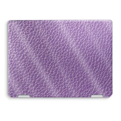 MightySkins Glossy Glitter Skin Compatible with HP Spectre x360 14" (2022) Full Wrap Kit - Purple Pleather | Protective Durable High-Gloss Glitter Finish | Easy to Apply | Made in The USA