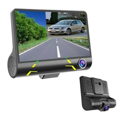 Perfect Part Mirror Dash Cam - 1080P Rear View Mirror Camera with Inside Front & Back Camera, Rearview Mirror Dash Cam with HD Dual Lens, Car DVR Camera with LDC Screen, G Sensor & Loop Recording