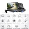 Perfect Part Mirror Dash Cam - 1080P Rear View Mirror Camera with Inside Front & Back Camera, Rearview Mirror Dash Cam with HD Dual Lens, Car DVR Camera with LDC Screen, G Sensor & Loop Recording view 4
