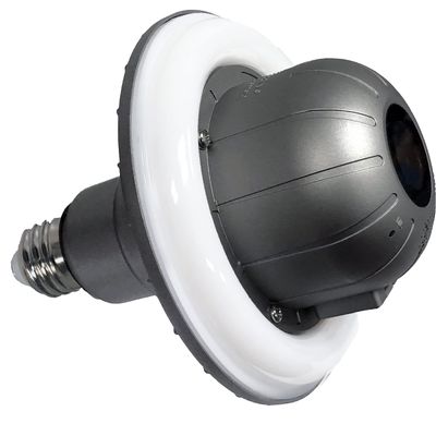 1080p HD Wi-Fi Indoor/Outdoor Waterproof Night Vision E26 LED Security Floodlight Camera (Model 2)