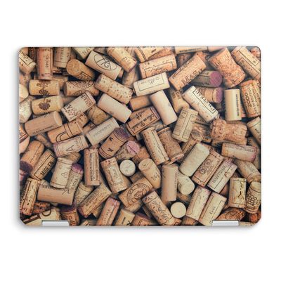 MightySkins Skin Compatible with HP Spectre x360 14" (2022) Full Wrap Kit - Corks | Protective, Durable, and Unique Vinyl Decal wrap Cover | Easy to Apply | Made in The USA