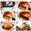 DAGIJIRD 20PCS Black Plastic Helmet Clips Attachment Head Light Clamps Black Set Headlamp Hard Hat Safety Cap Hook Outdoor Tools view 3