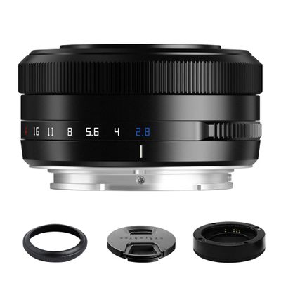 TTArtisan AF 27mm F2.8 Auto Focus Lens APS-C Camera Lens Compatible with for Sony E-Mount Mirrorless Cameras A5000 A5100 A6000 A6100 A6300 A6400 A6500 A6600 NEX-3 NEX-3N NEX-3R NEX-5T (Black)