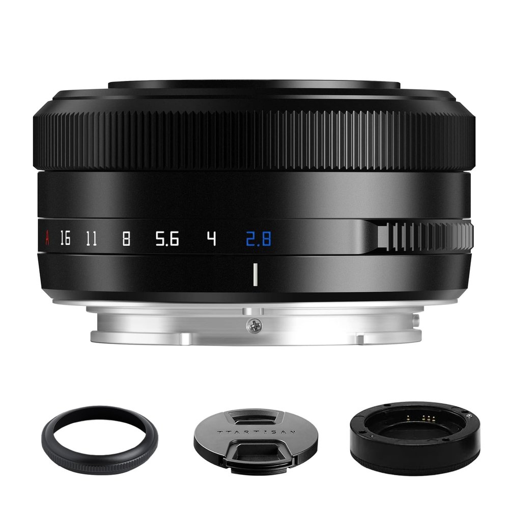 TTArtisan AF 27mm F2.8 Auto Focus Lens APS-C Camera Lens Compatible with for Sony E-Mount Mirrorless Cameras A5000 A5100 A6000 A6100 A6300 A6400 A6500 A6600 NEX-3 NEX-3N NEX-3R NEX-5T (Black)