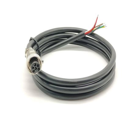 10pcs GX12 6 Pin Female Air Plug with Single End Cable 1M