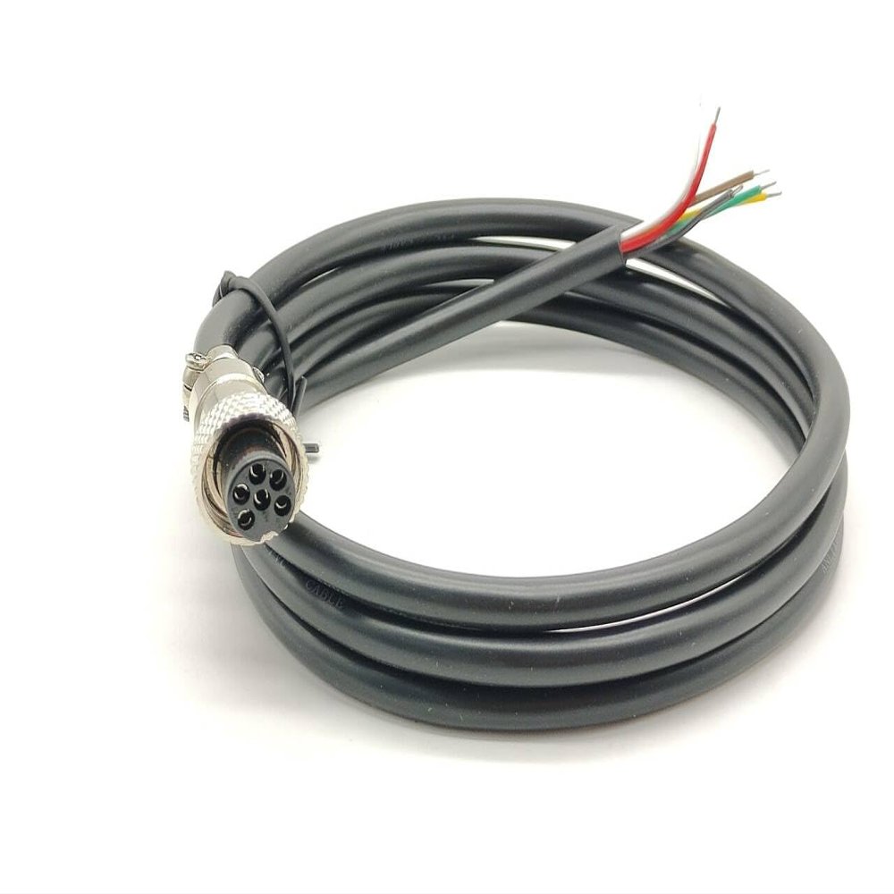 10pcs GX12 6 Pin Female Air Plug with Single End Cable 1M
