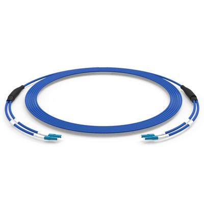 E-link 10M/33ft LC to LC Outdoor Armored Fiber Patch Cable, Single Mode Duplex Fiber Optic Cable Jumper Optical Patch Cord, 9/125m, OS2, LSZH, 3.0mm, 10Meter 33ft