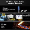 E-link 10M/33ft LC to LC Outdoor Armored Fiber Patch Cable, Single Mode Duplex Fiber Optic Cable Jumper Optical Patch Cord, 9/125m, OS2, LSZH, 3.0mm, 10Meter 33ft view 4
