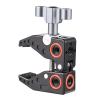 Andoer Super Clamp for Monitor LED Lights Flash Microphone Aluminum Alloy C Clamp for Camera with 1/4" and 3/8" Screws Photography Accessories Load Capacity 3kg view 1