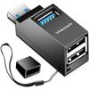 VIENON 3-Port USB Adapter, USB Hub 3.0, USB-A Splitter 1 to 3 for Keyborad, Mobile Hard Disk, U Disk, Camera, Mouse etc view 1