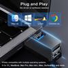VIENON 3-Port USB Adapter, USB Hub 3.0, USB-A Splitter 1 to 3 for Keyborad, Mobile Hard Disk, U Disk, Camera, Mouse etc view 4