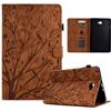 Case Cover Vintage Tablet Case Compatible with Samsung Galaxy Tab A 10.1inch (2016) SM-T580/T585 Case Cover, Premium PU Leather, Multi-Angle Viewing with 2 Credit Card Slots/Auto Sleep Wake Tablet Cov view 1