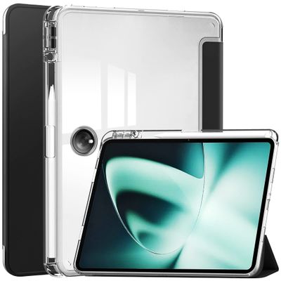 Case Cover Compatible With Oppo Pad 2 11.61 inch Case, Compatible With OnePlus Pad 11.6inch 2023 Case,TPU Slim Cover with Pencil Holder, Auto Wake/Sleep Smart Transparent Case with Clear Case Tablet C