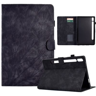 Case Cover Vintage Tablet Case Compatible with Samsung Galaxy Tab S8 SM-X700/SM-X706 Case,Galaxy Tab S7 2020 SM-T870/SM-T875 11inch Case Cover, Premium PU Leather Case with Auto Sleep Wake Tablet Cove