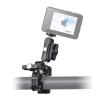 Andoer Super Clamp Mount Camera Mount Flexible Monitor Mount with Dual 360 Rotatable Ball Head 1/4 Inch & 3/8 Inch Threads Replacement for GoPro Hero 11/10/9/8 DSLR Cameras Smartphone view 3
